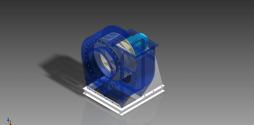 FBCP210-730, R90 Handing, 7.5kw 132 Frame - View from front top right - clear
