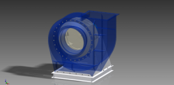 FBCP210-730, R90 Handing, 7.5kw 132 Frame - View from front right - clear case